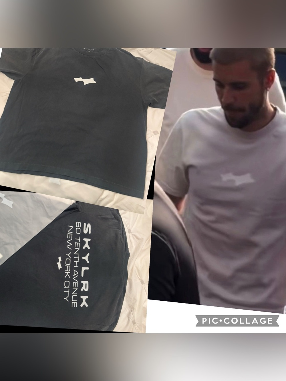 Skylrk NYC Popup Justin Bieber Black Tee L Exclusive Merch limited